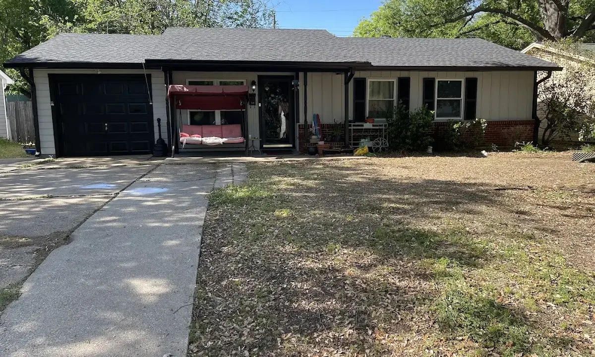 Roof Inspection crew at work on a residential roof in College Station
